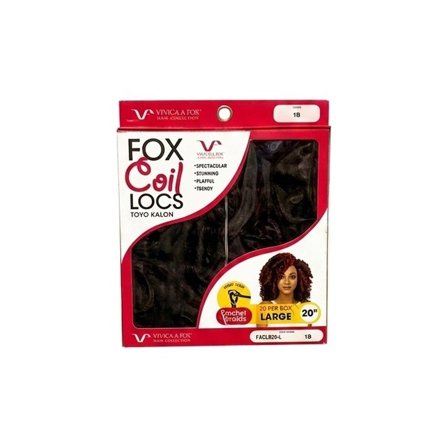 Vivica A. Fox Fox Coil LOCS, color 1B.