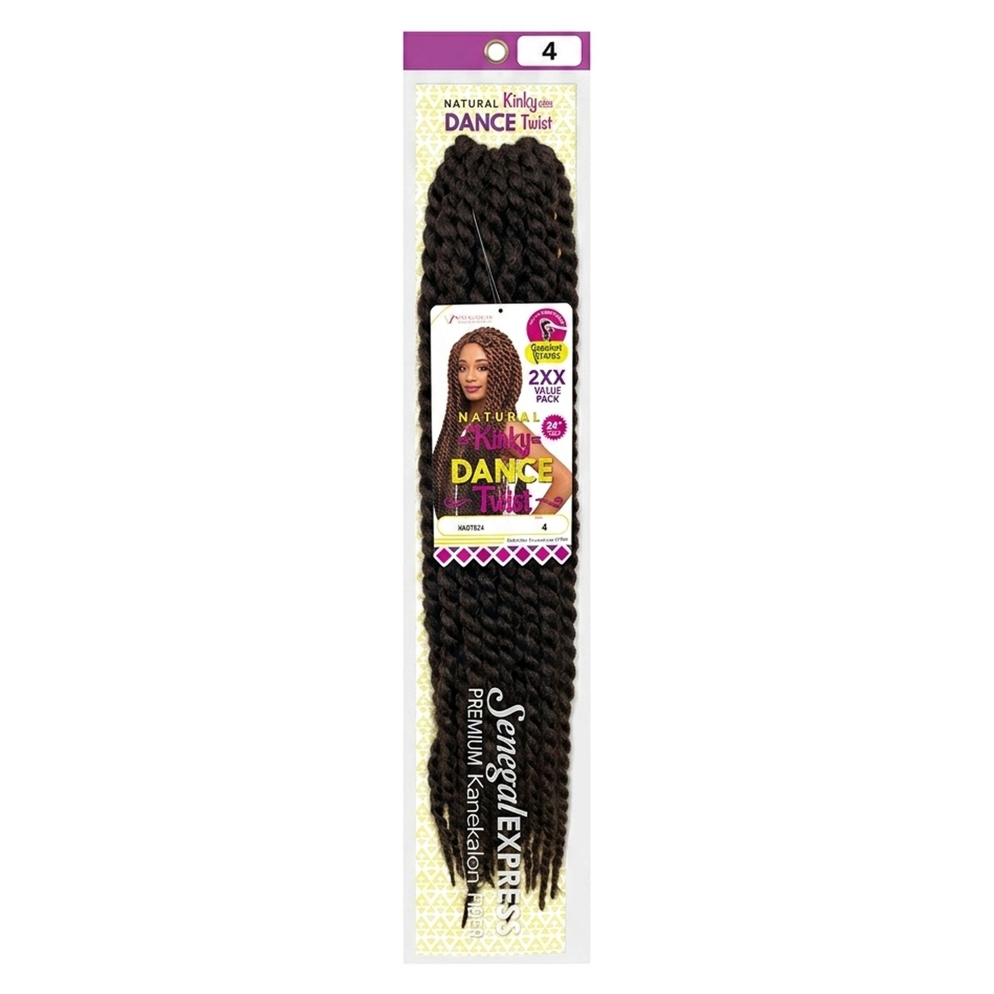 Vivica Fox 2X Kinky DANCE Twist Braiding Hair 24 Inch Kanekalon