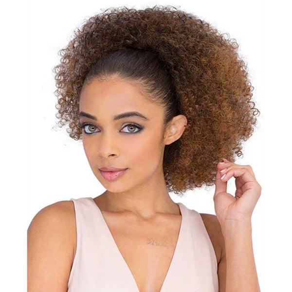 Janet Collection Afro Coily String Drawstring Ponytail Synthetic Hair 100% Kanekalon Flame Retardant