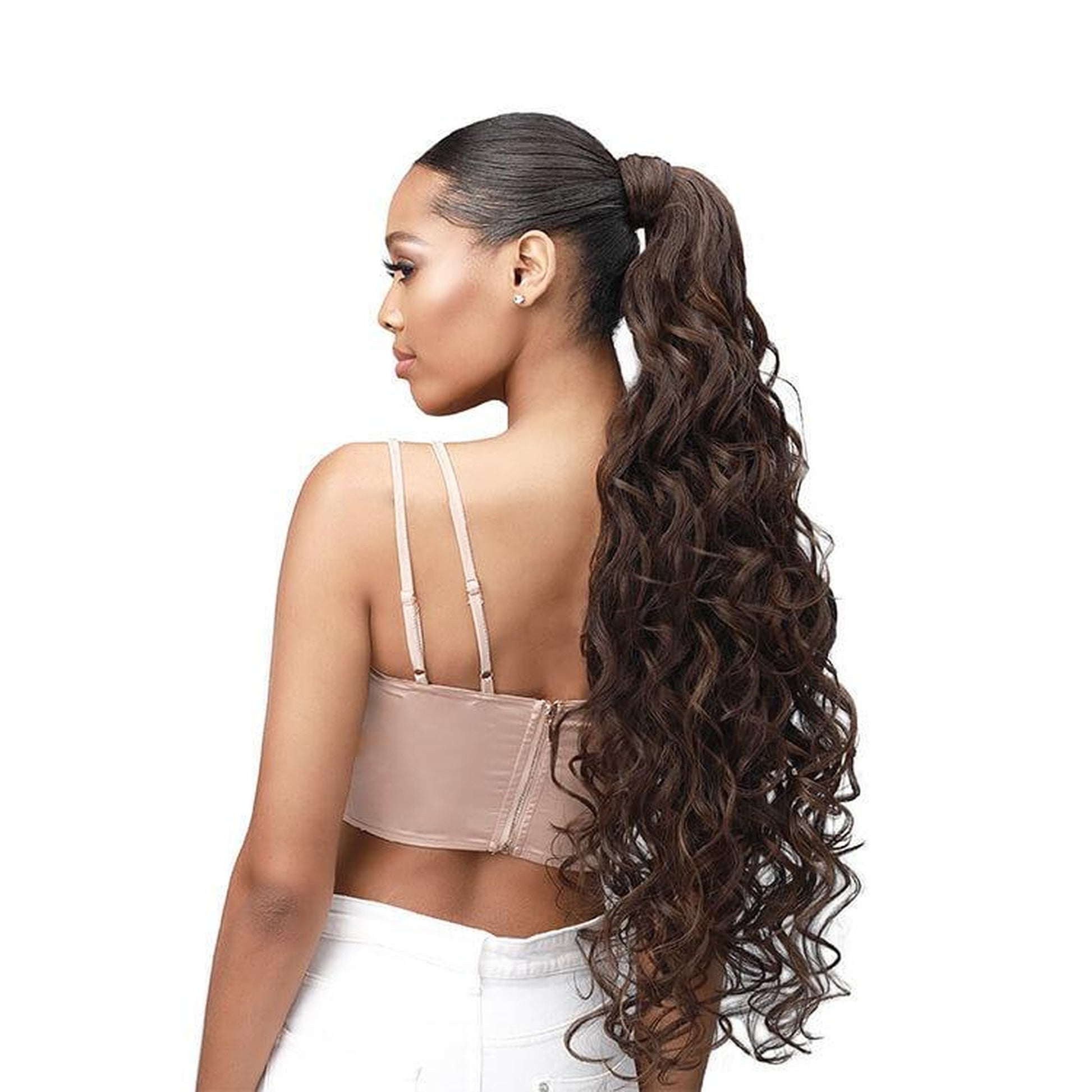BOSS Up Romance Curl Wrap Pony Ponytail 28 Inch Synthetic Fiber