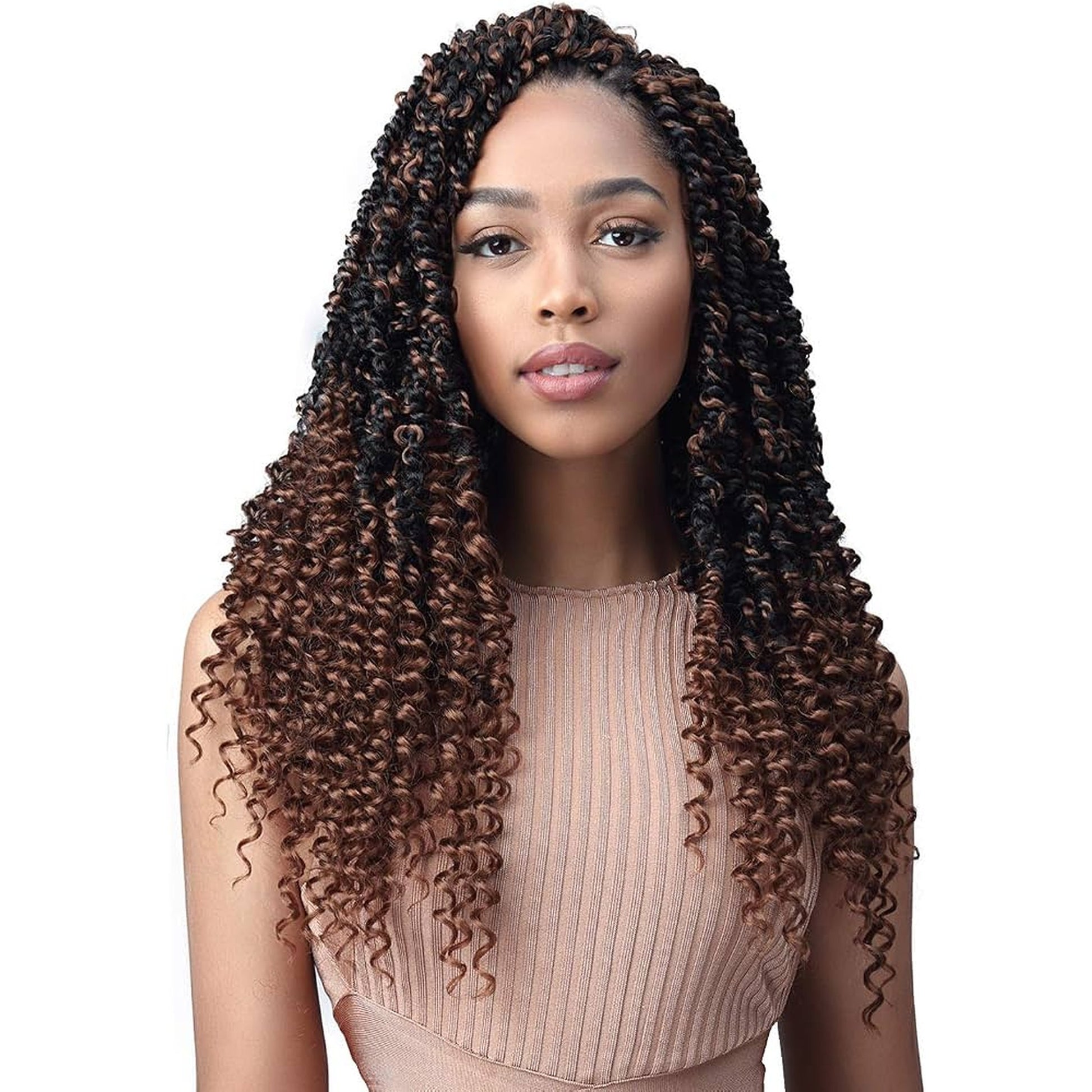 Bobbi Boss 2X Knotless Passion Twist Crochet Hair 18 Inch