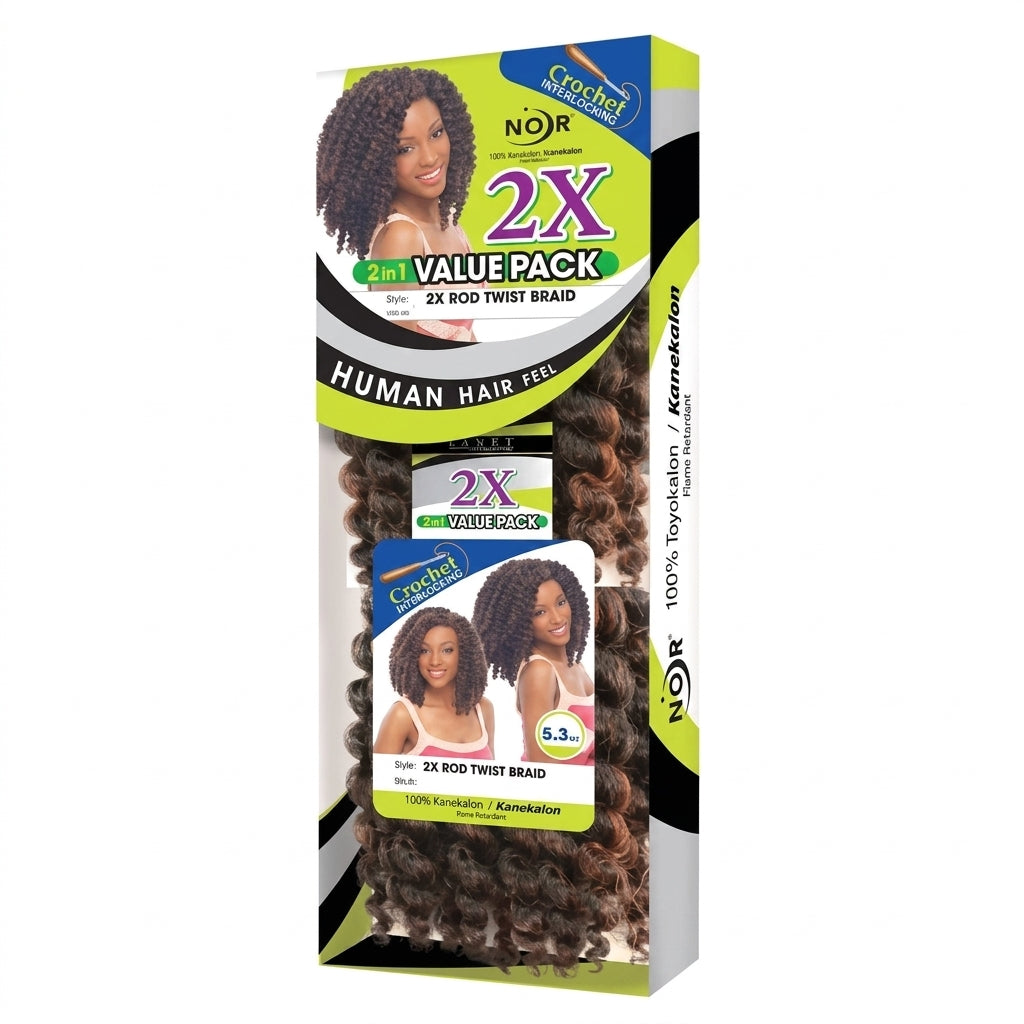 Janet 2X Rod Twist Braid Hair