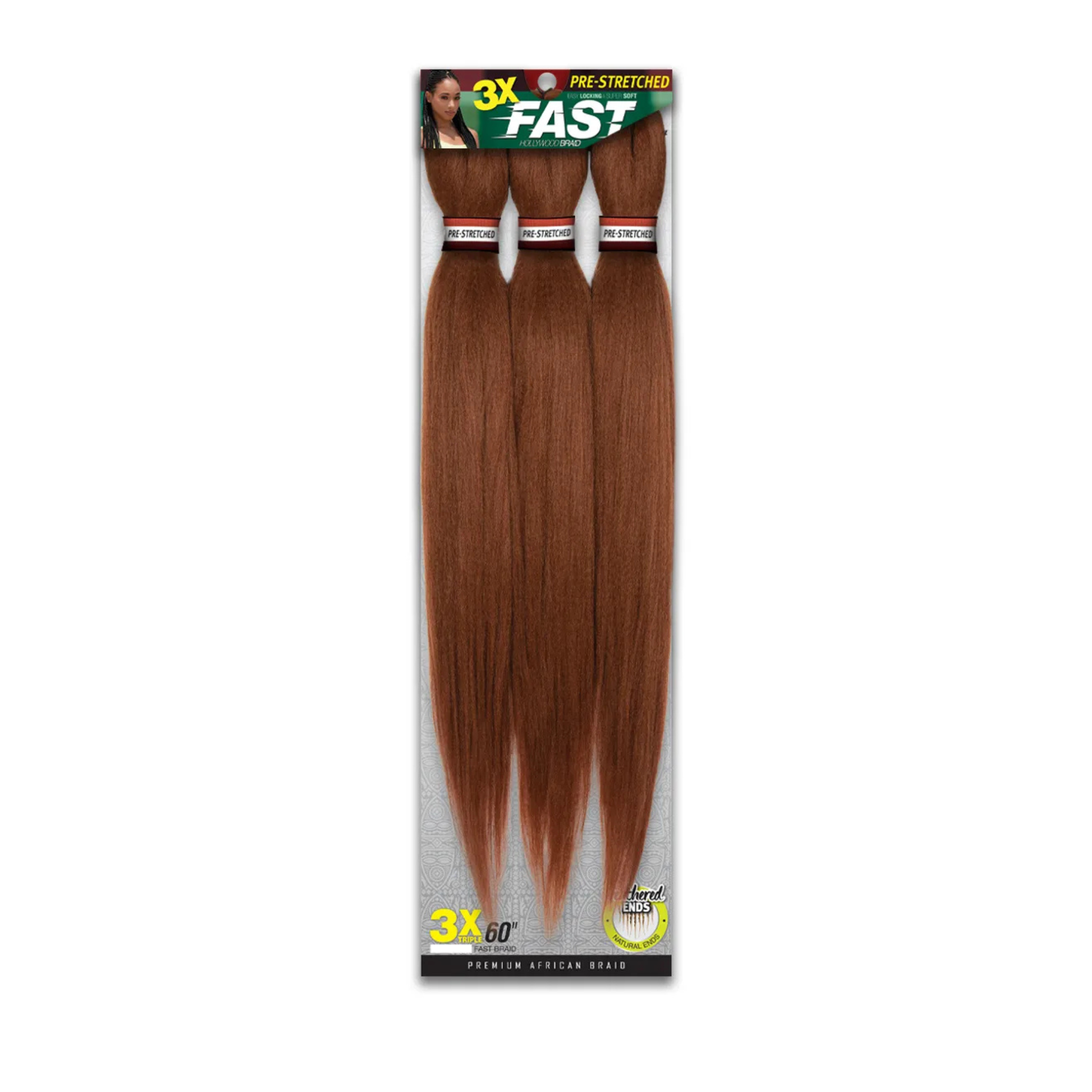 Zury Fast Braid 3X Pre-Stretched Braid 60 Inch